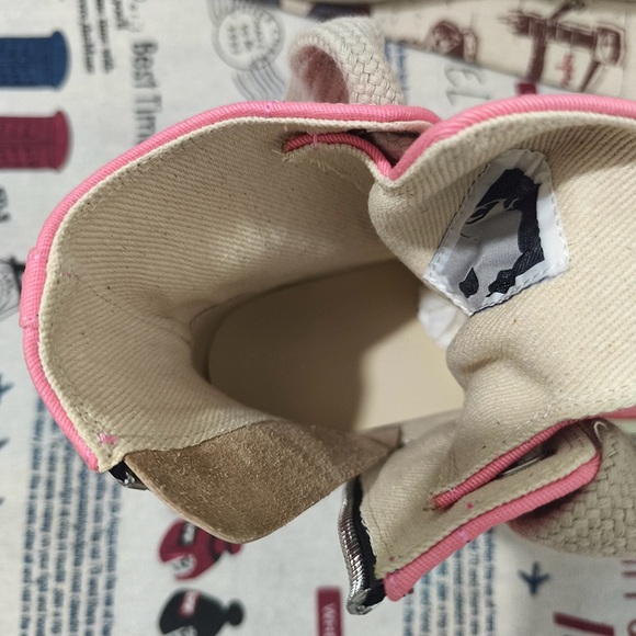 Rick Owens DRKSHDW Pink High-Top Sneakers - Picture 7 of 10